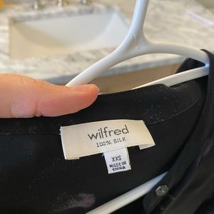 Aritzia 100% silk dress - black